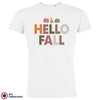 Hello Fall With Pumpkin Men's Organic Cotton Tee