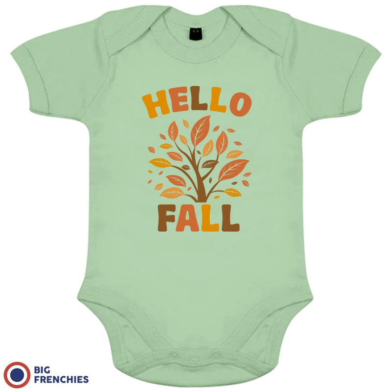 Hello Fall Organic Cotton Baby Onesie