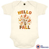 Hello Fall Organic Cotton Baby Onesie