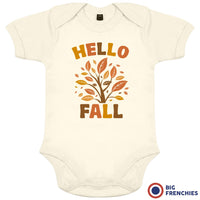 Hello Fall Organic Cotton Baby Onesie