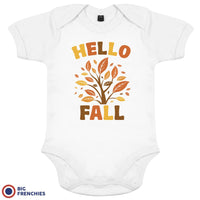 Hello Fall Organic Cotton Baby Onesie