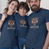 Hiboude Matching Organic Cotton T-Shirts Family Set (Set of 3)