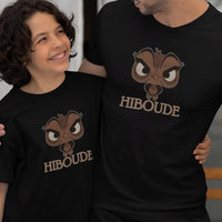 Hiboude Dad and Child Organic Cotton T-Shirts family Set (Set of 2)