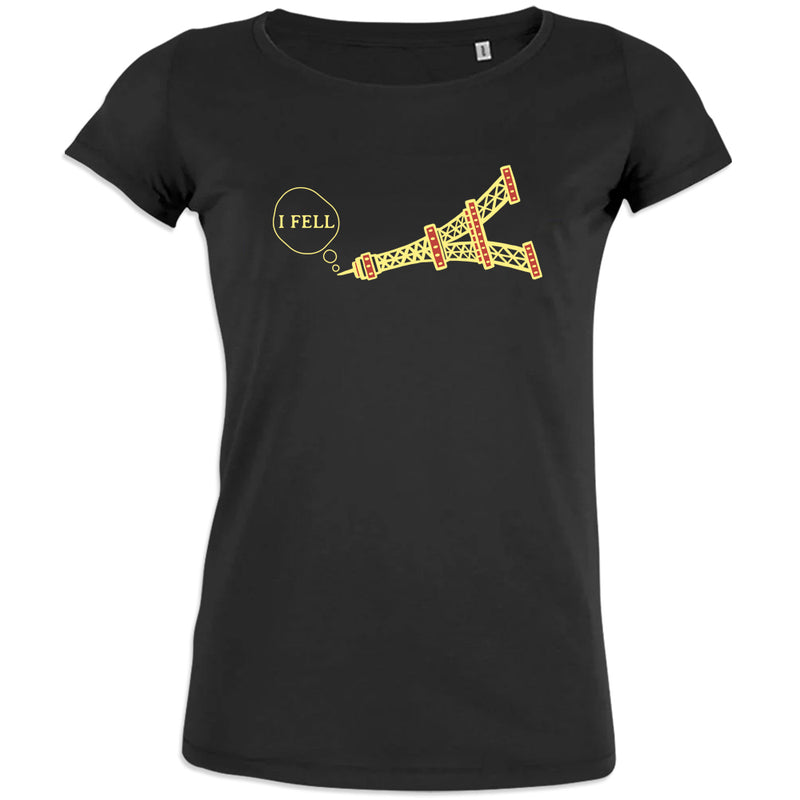 I Fell Tower Women's Organic Cotton Tee