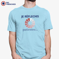 Je Réfléchis Patientez Men's Organic Cotton Tee