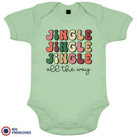 Jingle All The Way Christmas Organic Cotton Baby Onesie