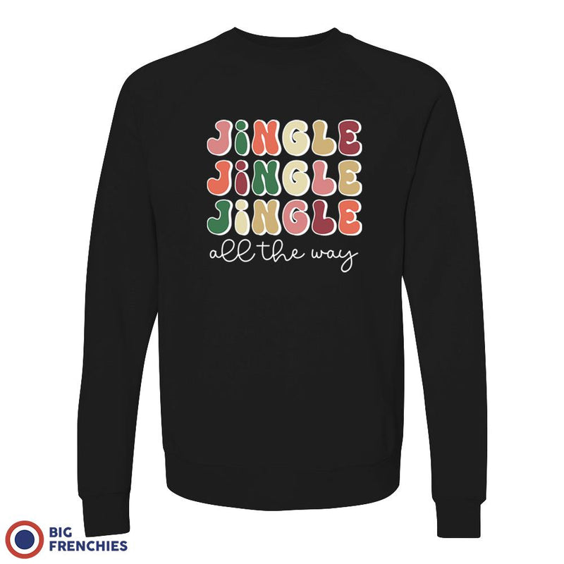 Jingle All The Way Christmas Unisex Organic Cotton Sweatshirt