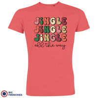 Jingle All The Way Christmas Men's Organic Cotton Tee