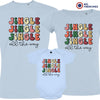 Jingle All The Way Christmas Matching Family Organic Tees (Set of 3)