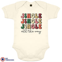 Jingle All The Way Christmas Organic Cotton Baby Onesie