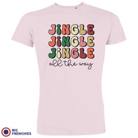 Jingle All The Way Christmas Men's Organic Cotton Tee