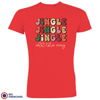 Jingle All The Way Christmas Men's Organic Cotton Tee