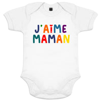 J'aime Maman Organic Cotton Baby Unisex Onesie