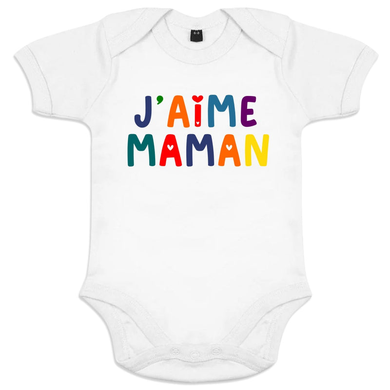 J'aime Maman Organic Cotton Baby Unisex Onesie