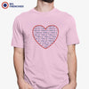 Je T'aime Heart Men's Organic Cotton Tee