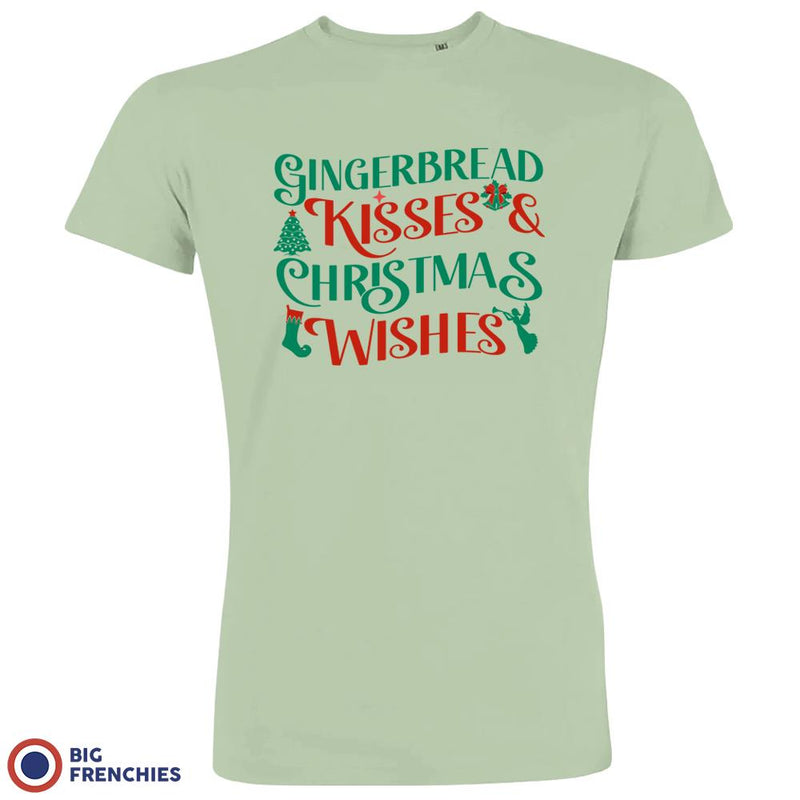 Gingerbread Kisses & Christmas Wishes Men's Organic Cotton Tee