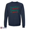 Gingerbread Kisses & Christmas Wishes Unisex Organic Cotton Sweatshirt