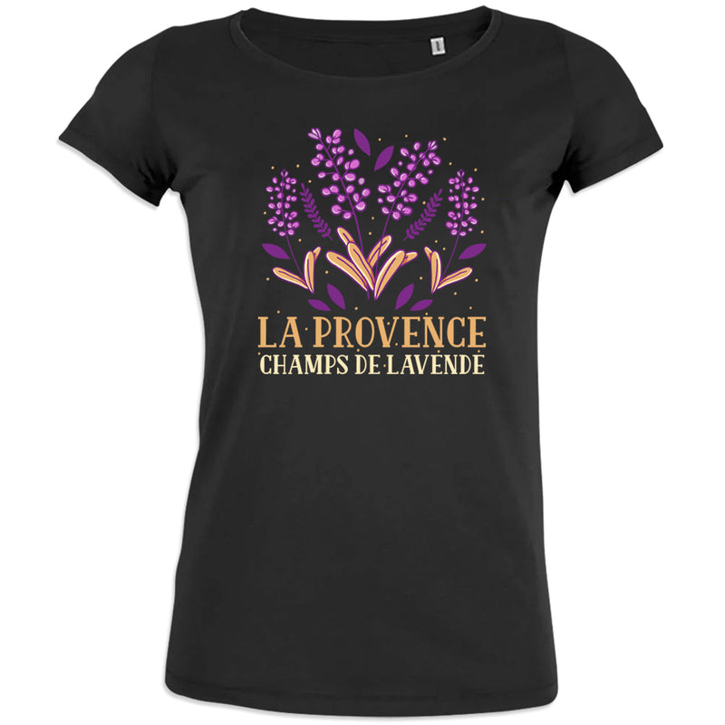 La Provence Champs De Lavande Women's Organic Cotton Tee