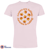 Leaves Are Falling Autumn Is Calling Men's Organic Cotton Tee