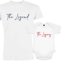 The Legend The Legacy Dad and Child Matching Outfit