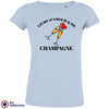 Vivre D'amour & de Champagne Women's Organic Cotton Tee