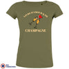 Vivre D'amour & de Champagne Women's Organic Cotton Tee