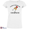 Vivre D'amour & de Champagne Women's Organic Cotton Tee