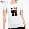 Love French Bulldog Women's Organic Cotton Tee