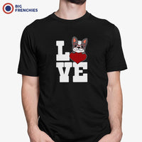 Love French Bulldog Men's Organic Cotton Tee