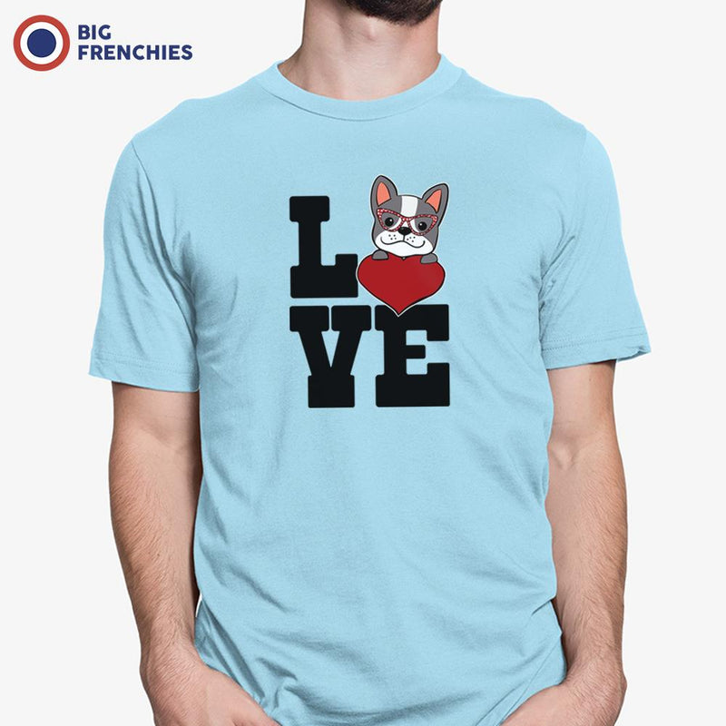 Love French Bulldog Men's Organic Cotton Tee