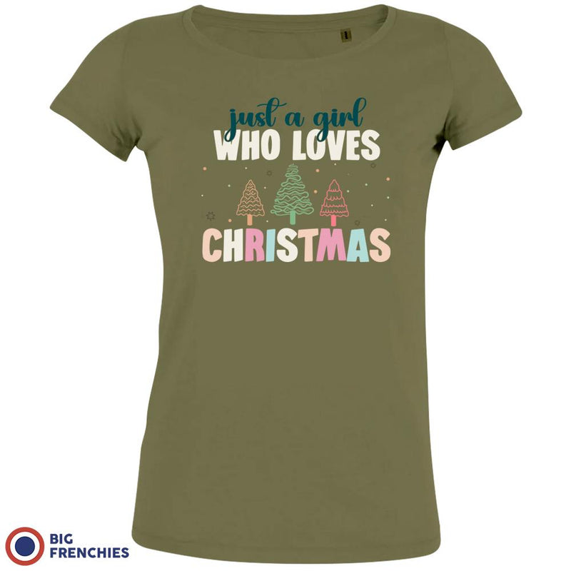 Just A Girl Who Loves Christmas Women's Organic Cotton Tee