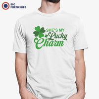 She Is My Lucky Charm Men's Organic Cotton Tee