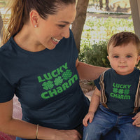 Lucky Charm Mom and Child Organic Cotton T-Shirts family Set (Set of 2)