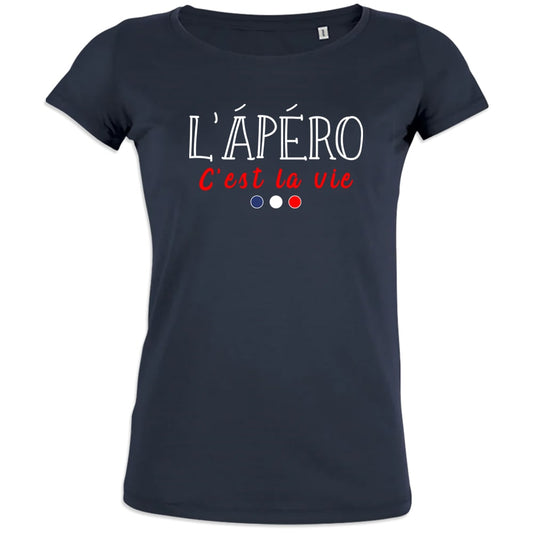 L'apéro C'est La Vie Women's Organic Cotton Tee