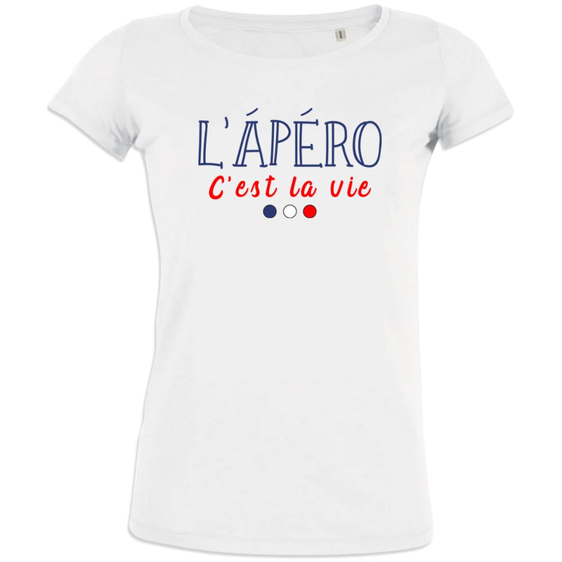 L'apéro C'est La Vie Women's Organic Cotton Tee