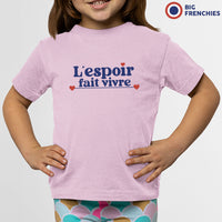 L'espoir Fait Vivre Youth & Toddler Organic Cotton Tee