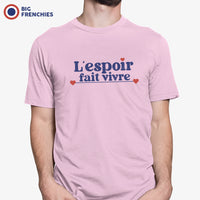 L'espoir Fait Vivre Men's Organic Cotton Tee