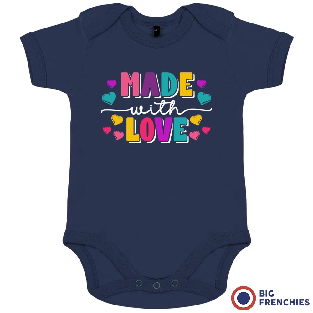 Made With Love Organic Cotton Baby Onesie