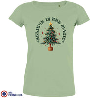 Believe In The Magic Christmas Women's Organic Cotton Tee