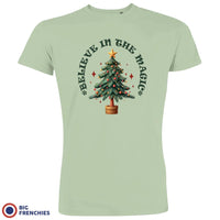 Believe In The Magic Christmas Men's Organic Cotton Tee