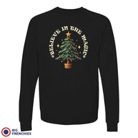 Believe In The Magic Christmas Unisex Organic Cotton Sweatshirt