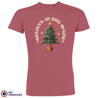 Believe In The Magic Christmas Men's Organic Cotton Tee