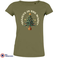 Believe In The Magic Christmas Women's Organic Cotton Tee