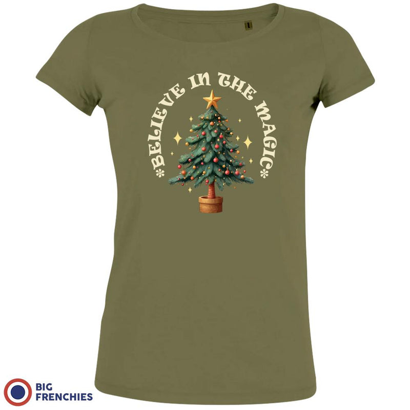 Believe In The Magic Christmas Women's Organic Cotton Tee