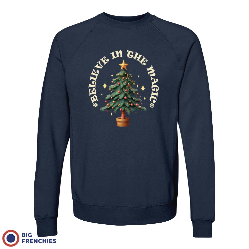 Believe In The Magic Christmas Unisex Organic Cotton Sweatshirt