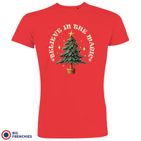 Believe In The Magic Christmas Men's Organic Cotton Tee