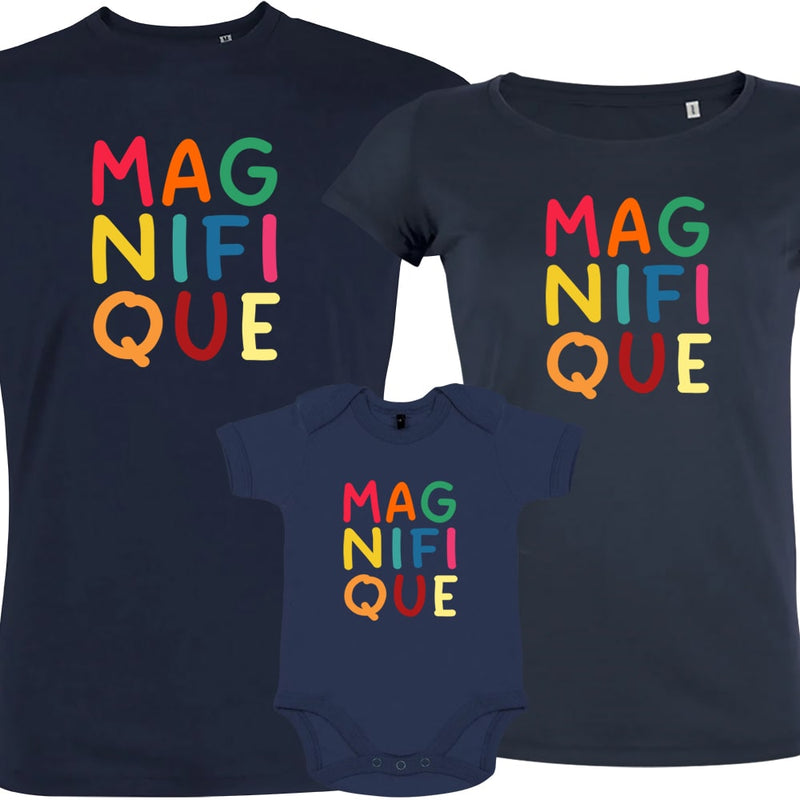 Magnifique Matching Family Organic Cotton Tees (Set of 3)