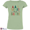 Merry And Bright Christmas Women's Organic Cotton Tee