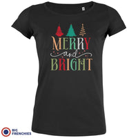 Merry And Bright Christmas Women's Organic Cotton Tee