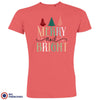 Merry And Bright Christmas Men's Organic Cotton Tee